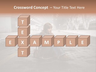 Slum Unhappy Message PowerPoint Template