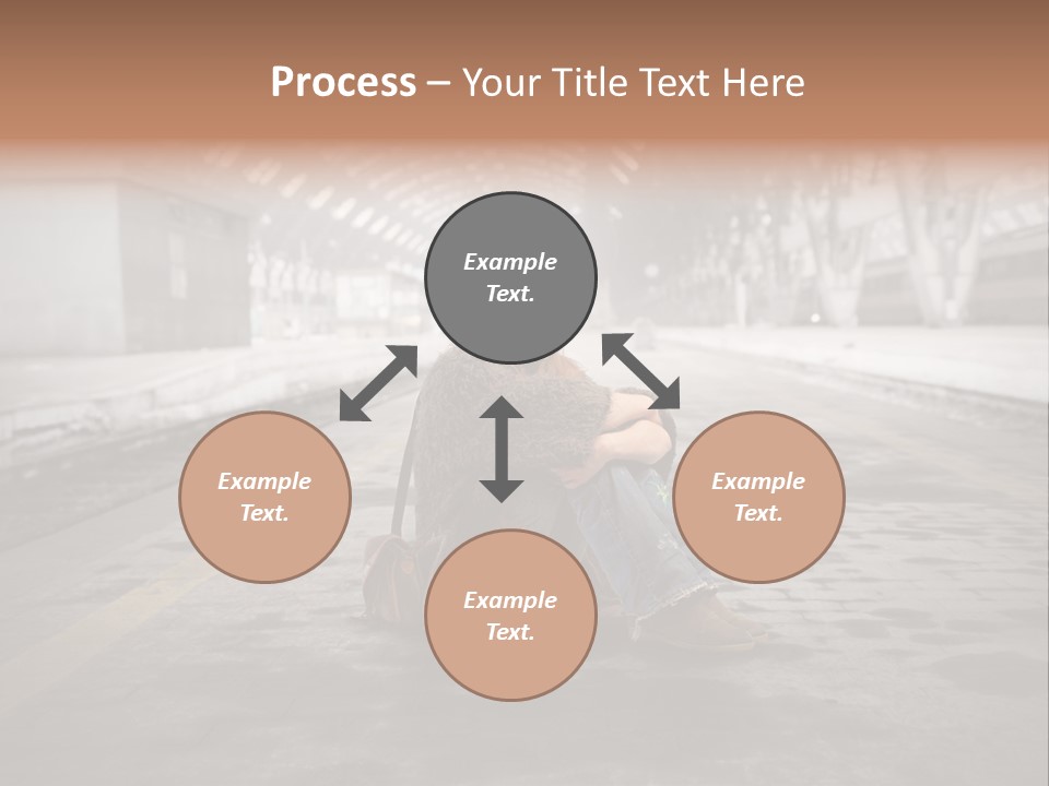 Slum Unhappy Message PowerPoint Template