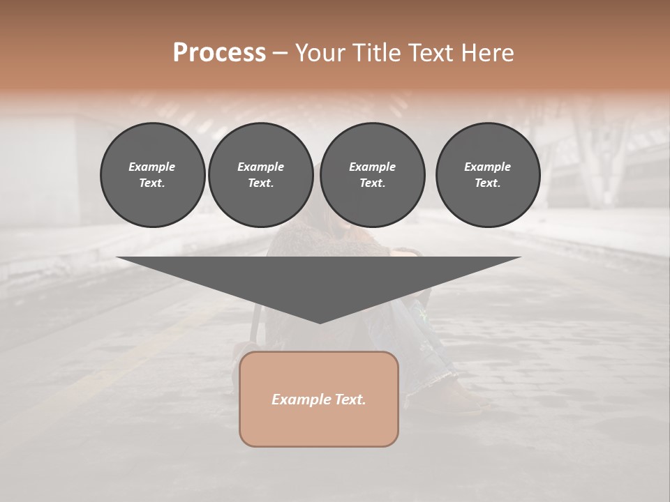 Slum Unhappy Message PowerPoint Template