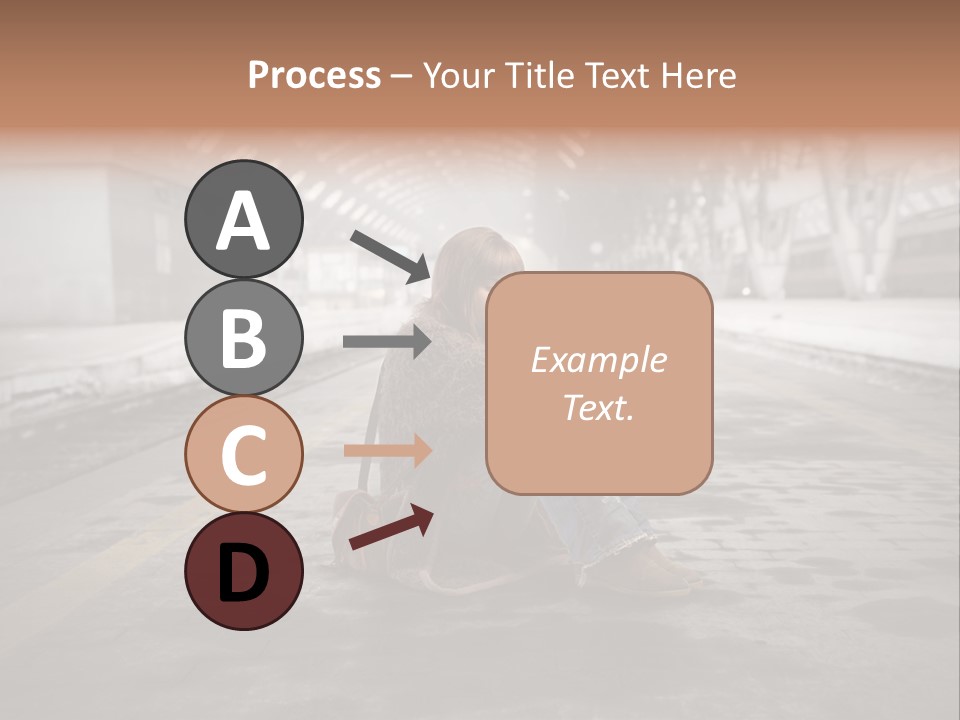 Slum Unhappy Message PowerPoint Template