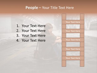 Slum Unhappy Message PowerPoint Template
