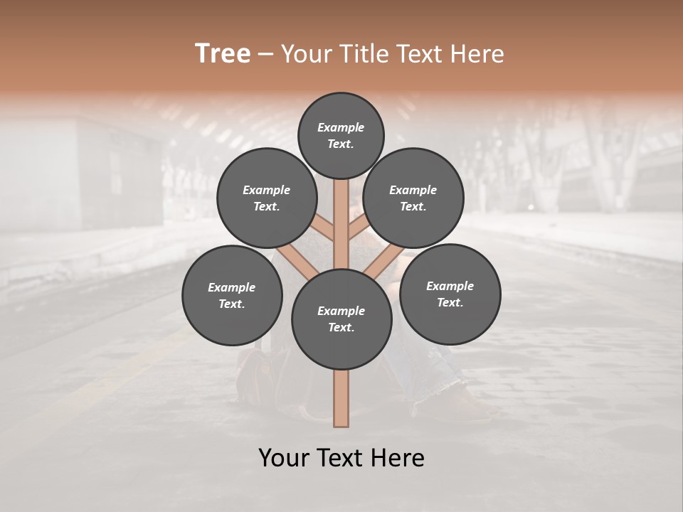 Slum Unhappy Message PowerPoint Template