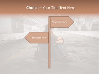 Slum Unhappy Message PowerPoint Template