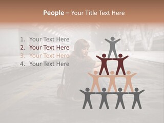 Slum Unhappy Message PowerPoint Template
