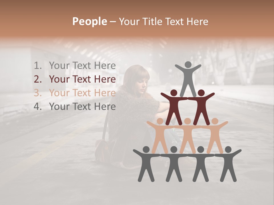 Slum Unhappy Message PowerPoint Template