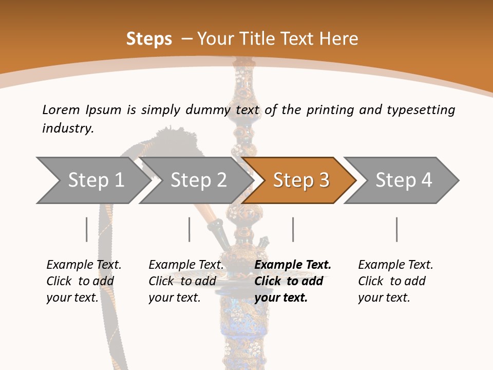 Shisha Harmful Persian PowerPoint Template