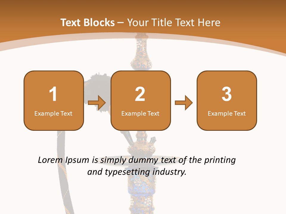 Shisha Harmful Persian PowerPoint Template