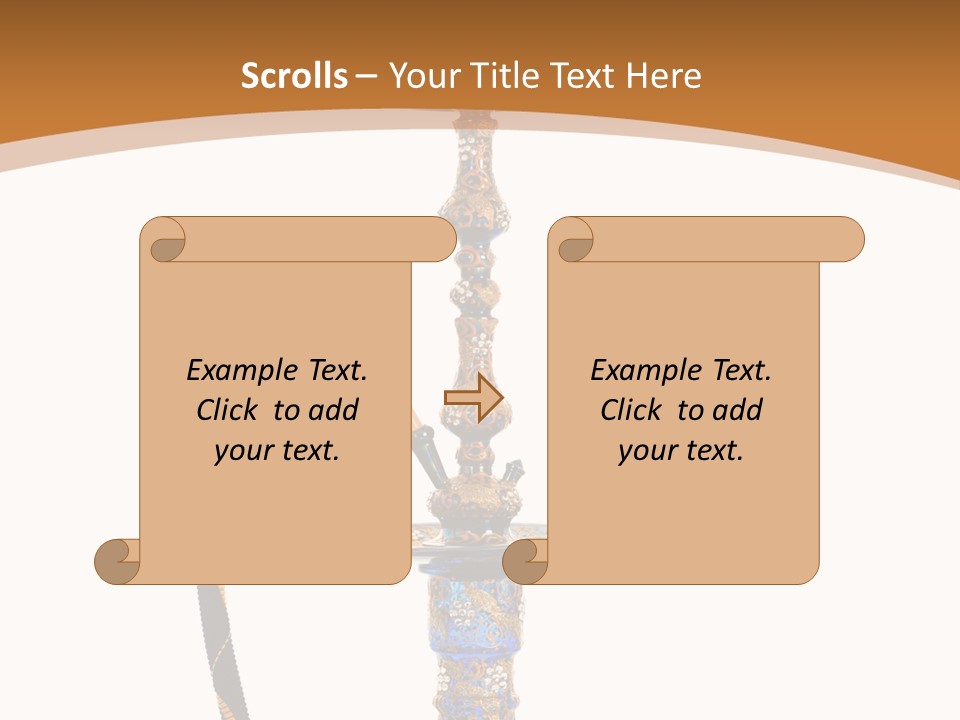 Shisha Harmful Persian PowerPoint Template