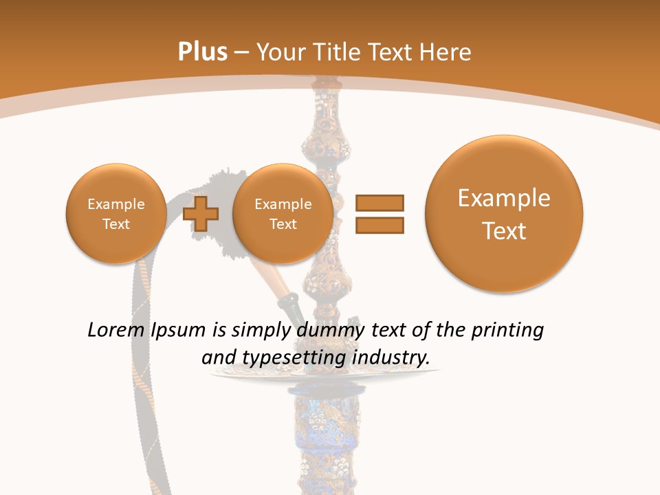 Shisha Harmful Persian PowerPoint Template