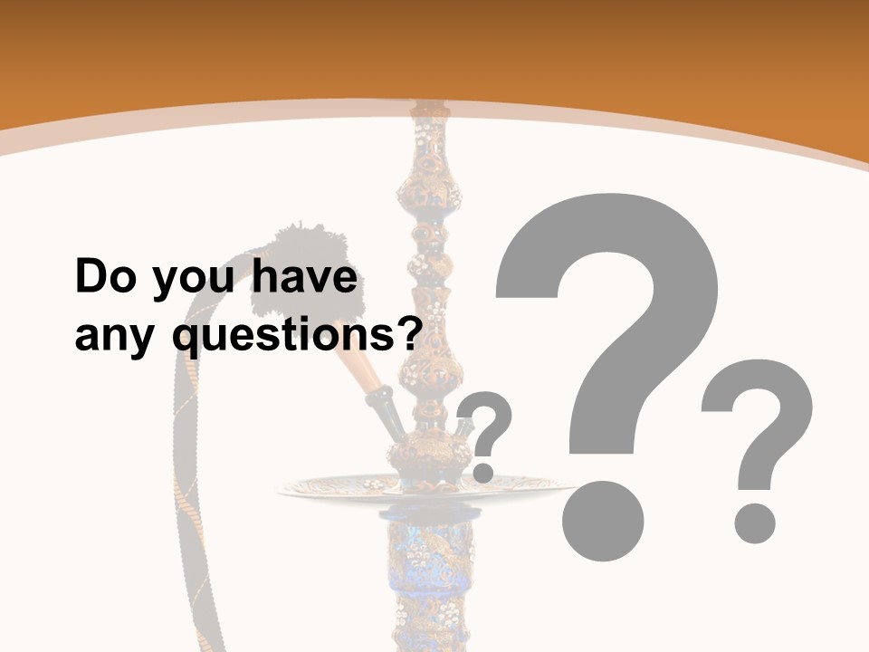 Shisha Harmful Persian PowerPoint Template
