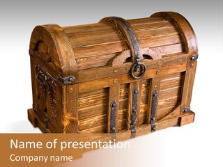 Isolated Wood Old PowerPoint Template