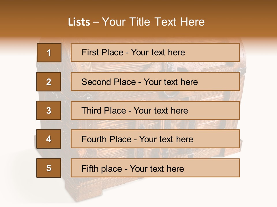 Isolated Wood Old PowerPoint Template