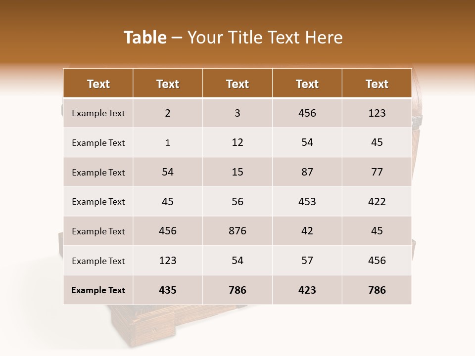 Isolated Wood Old PowerPoint Template