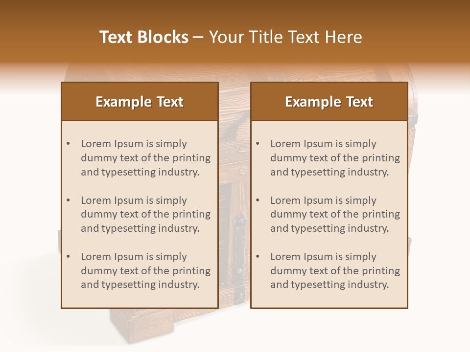 Isolated Wood Old PowerPoint Template