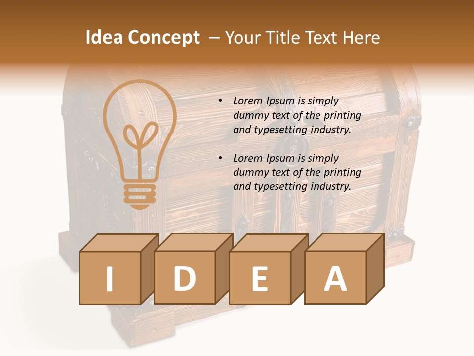 Isolated Wood Old PowerPoint Template