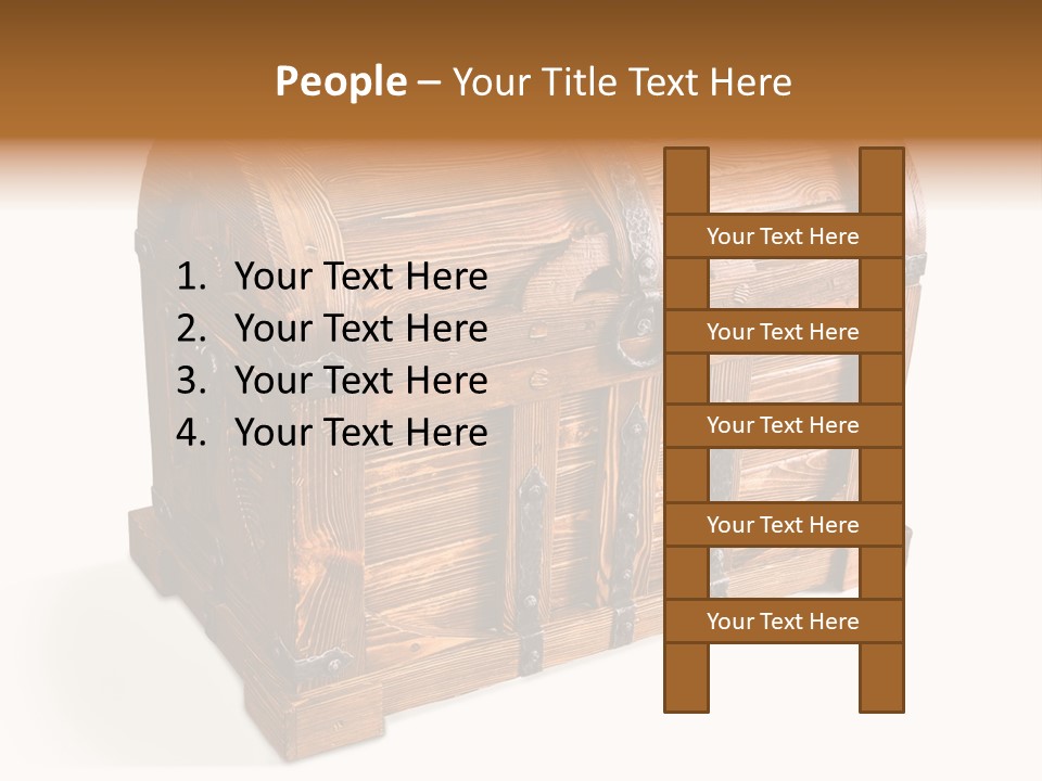 Isolated Wood Old PowerPoint Template