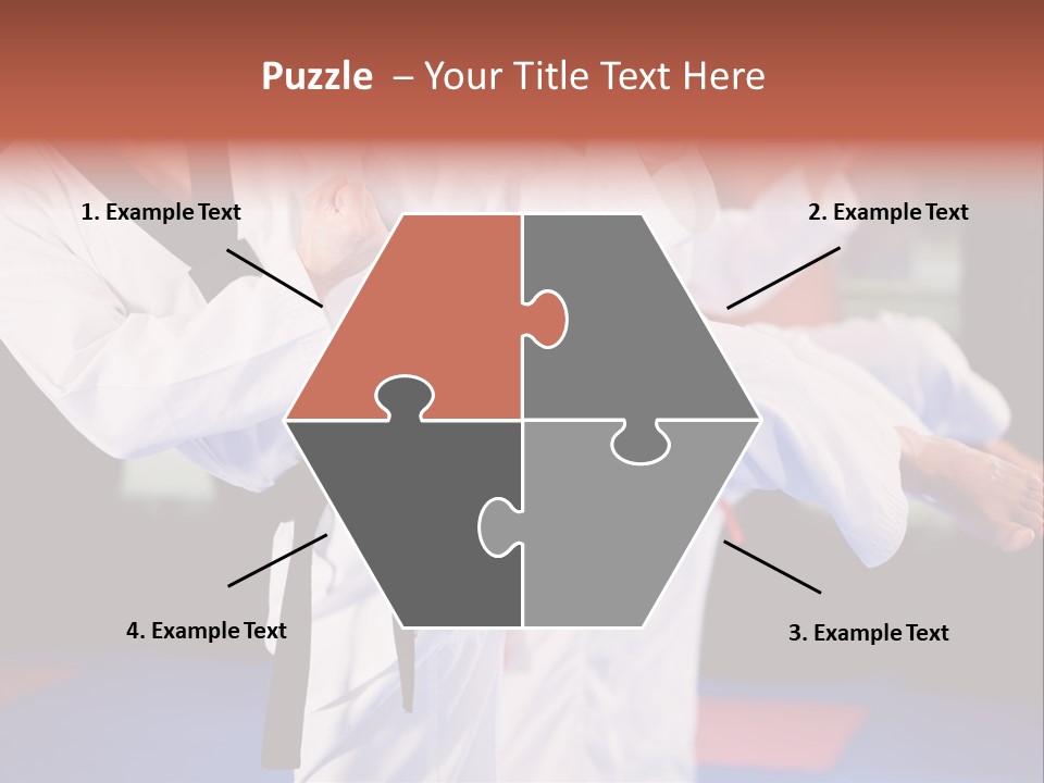 Arts Taekwondo Personal Trainer PowerPoint Template