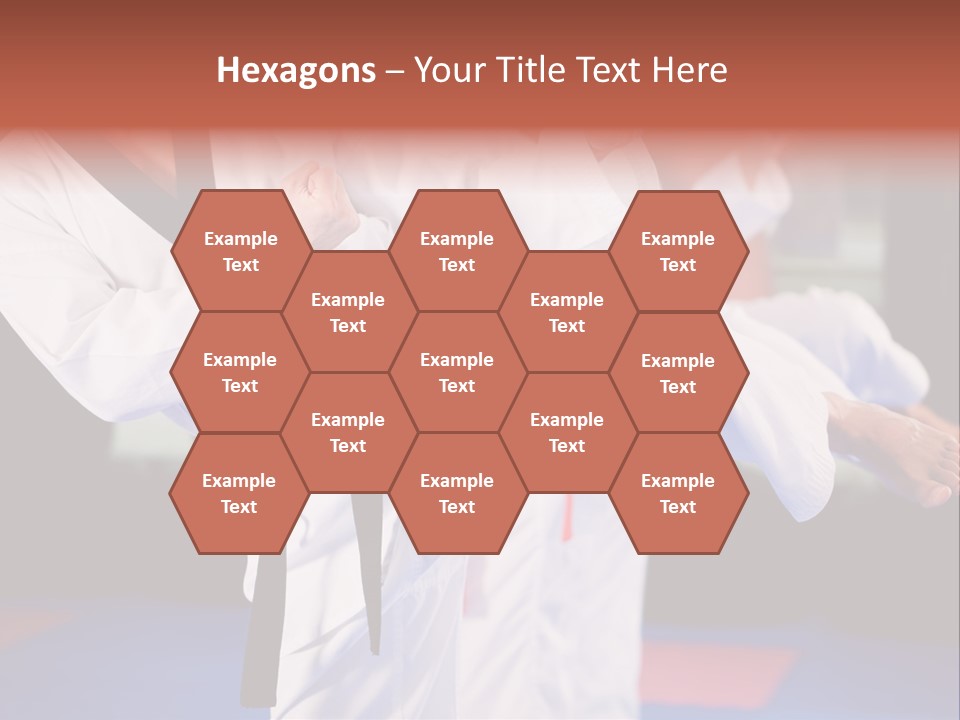 Arts Taekwondo Personal Trainer PowerPoint Template