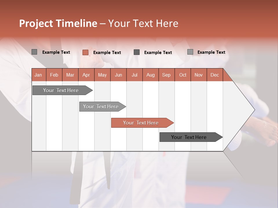 Arts Taekwondo Personal Trainer PowerPoint Template