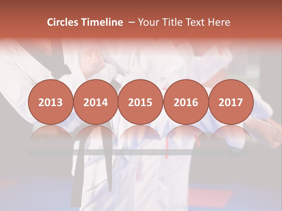 Arts Taekwondo Personal Trainer PowerPoint Template