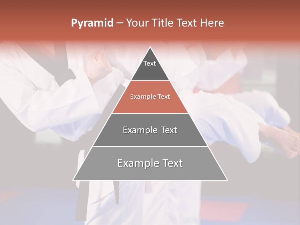 Arts Taekwondo Personal Trainer PowerPoint Template