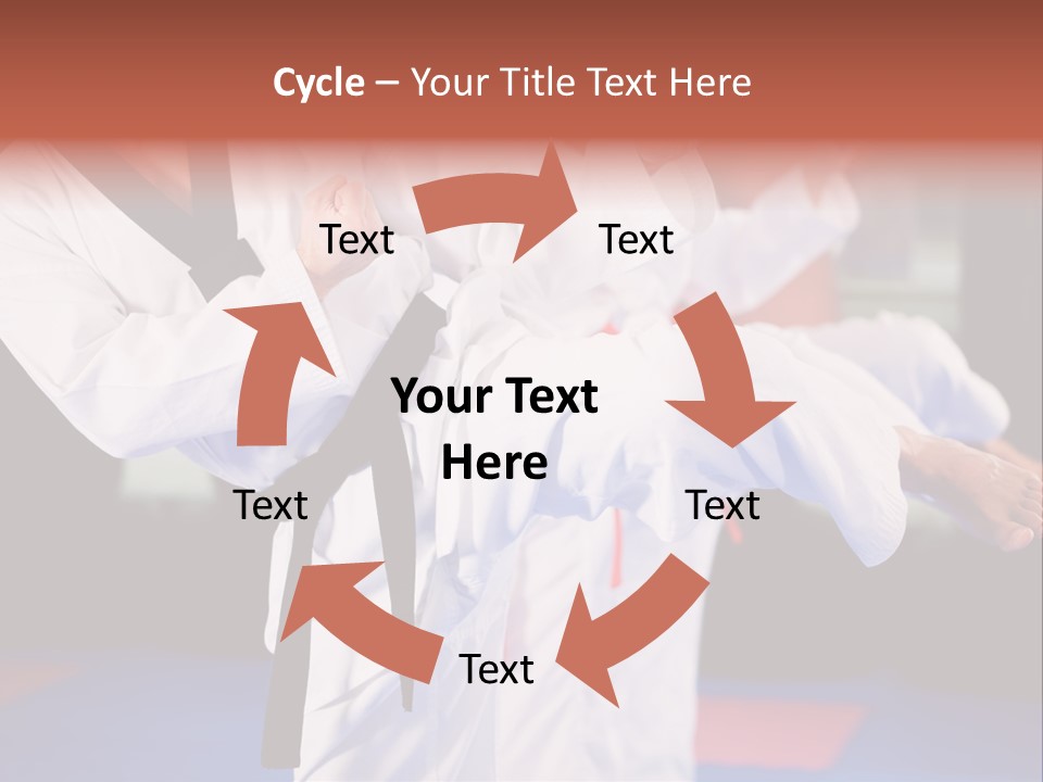 Arts Taekwondo Personal Trainer PowerPoint Template