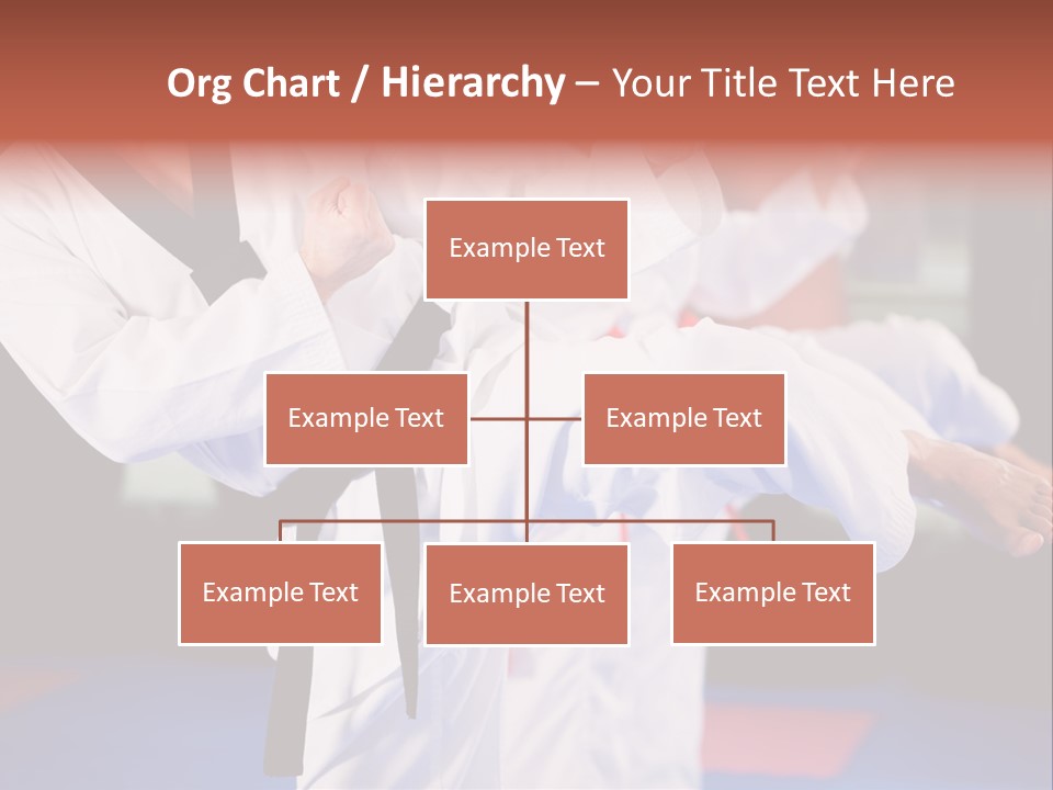 Arts Taekwondo Personal Trainer PowerPoint Template