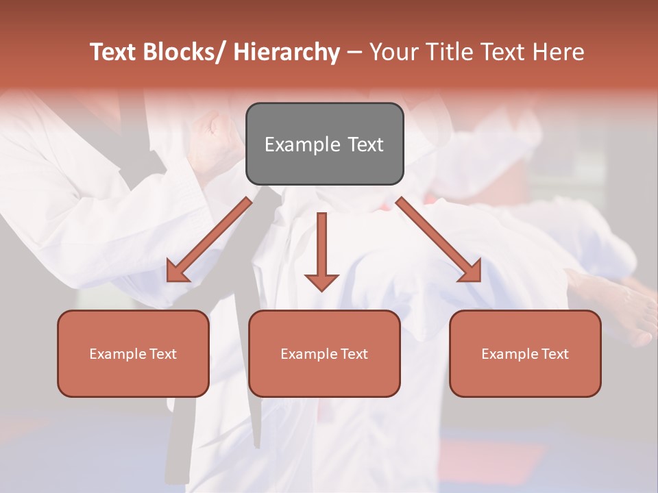 Arts Taekwondo Personal Trainer PowerPoint Template