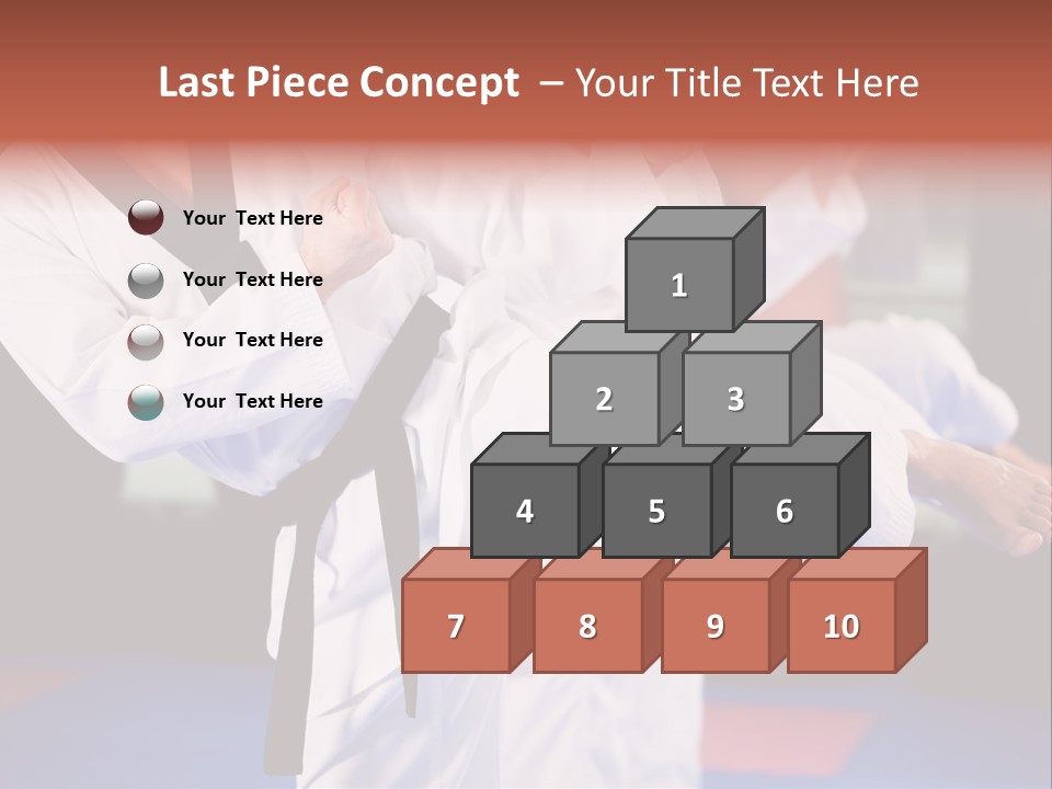 Arts Taekwondo Personal Trainer PowerPoint Template