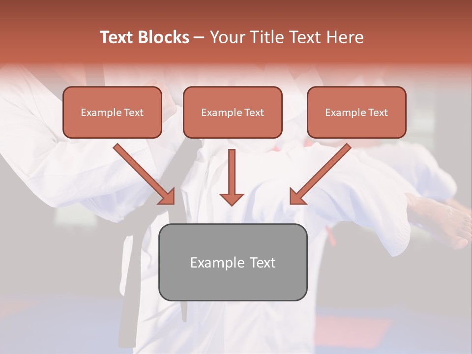 Arts Taekwondo Personal Trainer PowerPoint Template