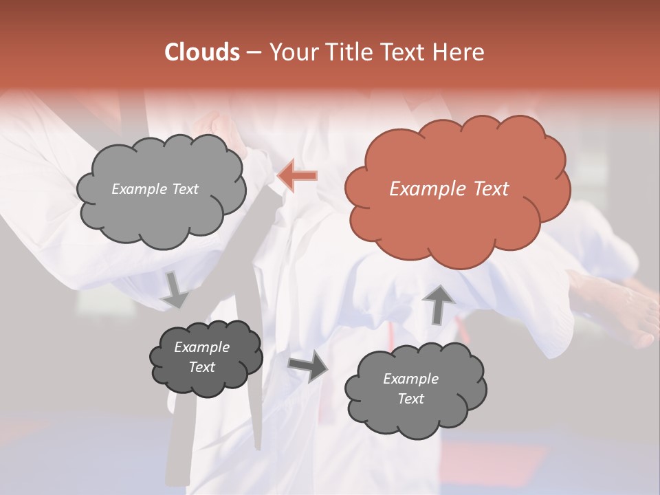 Arts Taekwondo Personal Trainer PowerPoint Template