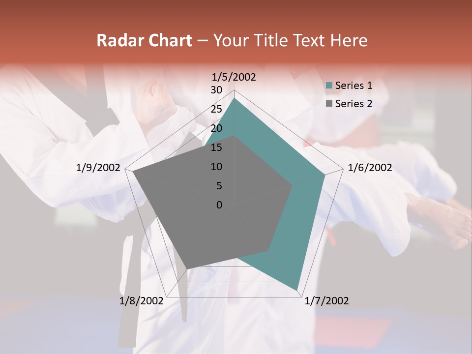 Arts Taekwondo Personal Trainer PowerPoint Template