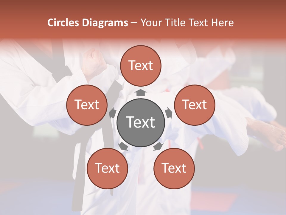 Arts Taekwondo Personal Trainer PowerPoint Template