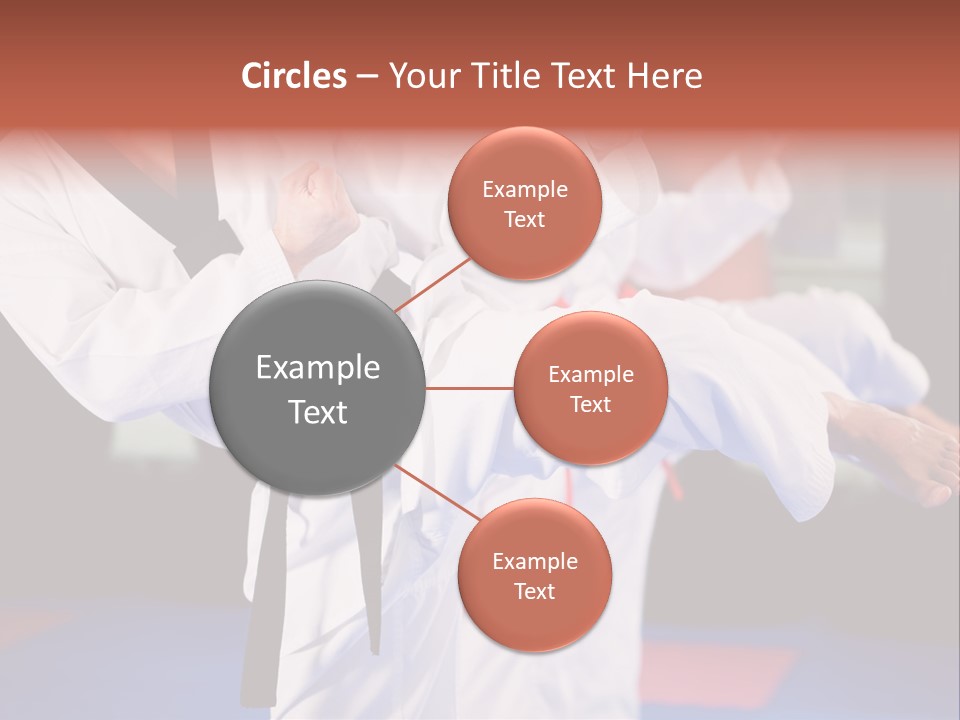 Arts Taekwondo Personal Trainer PowerPoint Template