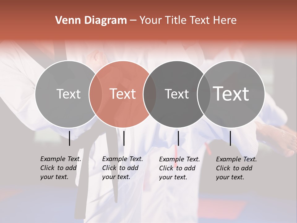 Arts Taekwondo Personal Trainer PowerPoint Template