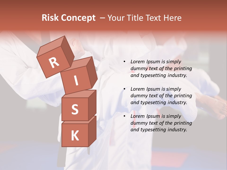 Arts Taekwondo Personal Trainer PowerPoint Template