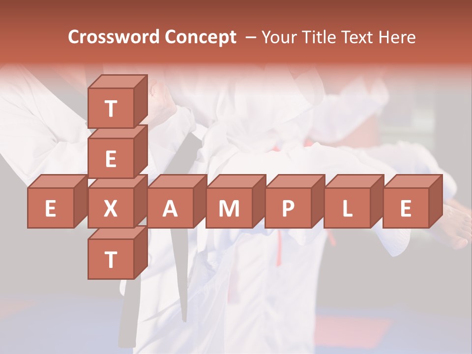 Arts Taekwondo Personal Trainer PowerPoint Template