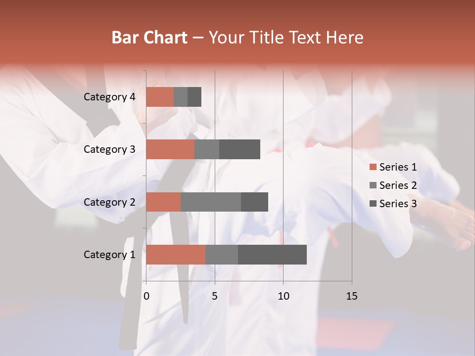 Arts Taekwondo Personal Trainer PowerPoint Template