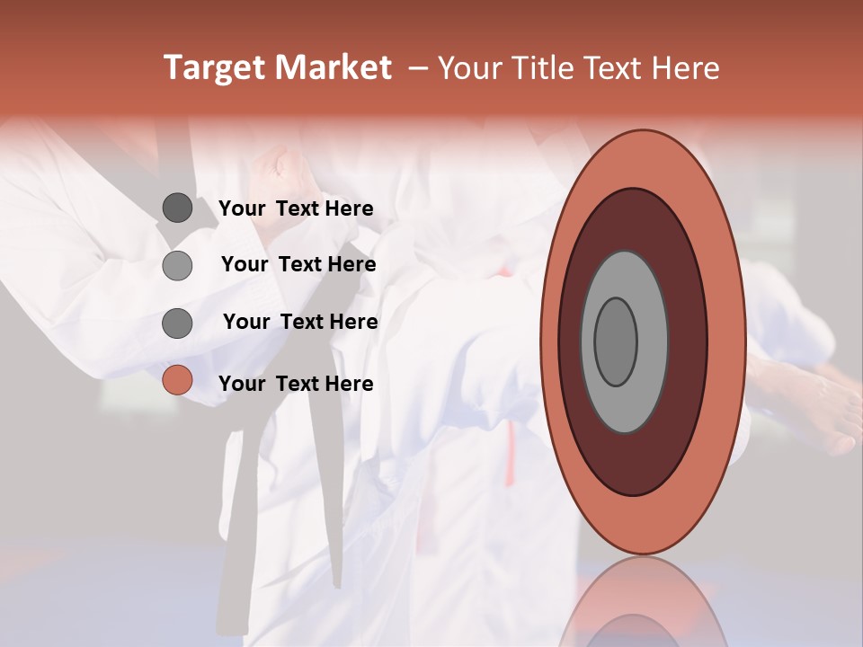 Arts Taekwondo Personal Trainer PowerPoint Template