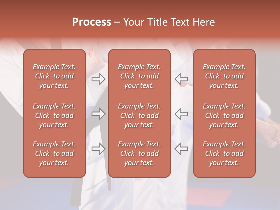 Arts Taekwondo Personal Trainer PowerPoint Template