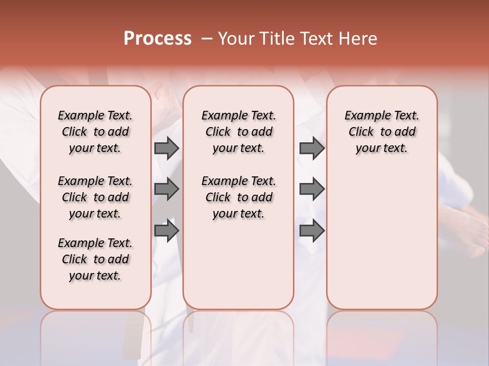 Arts Taekwondo Personal Trainer PowerPoint Template