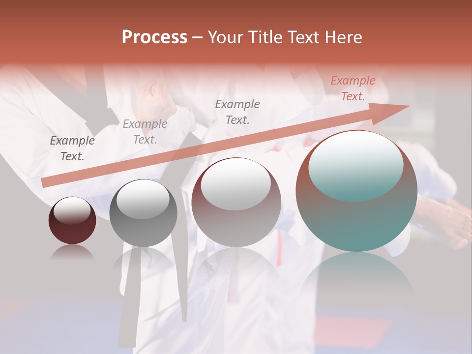 Arts Taekwondo Personal Trainer PowerPoint Template