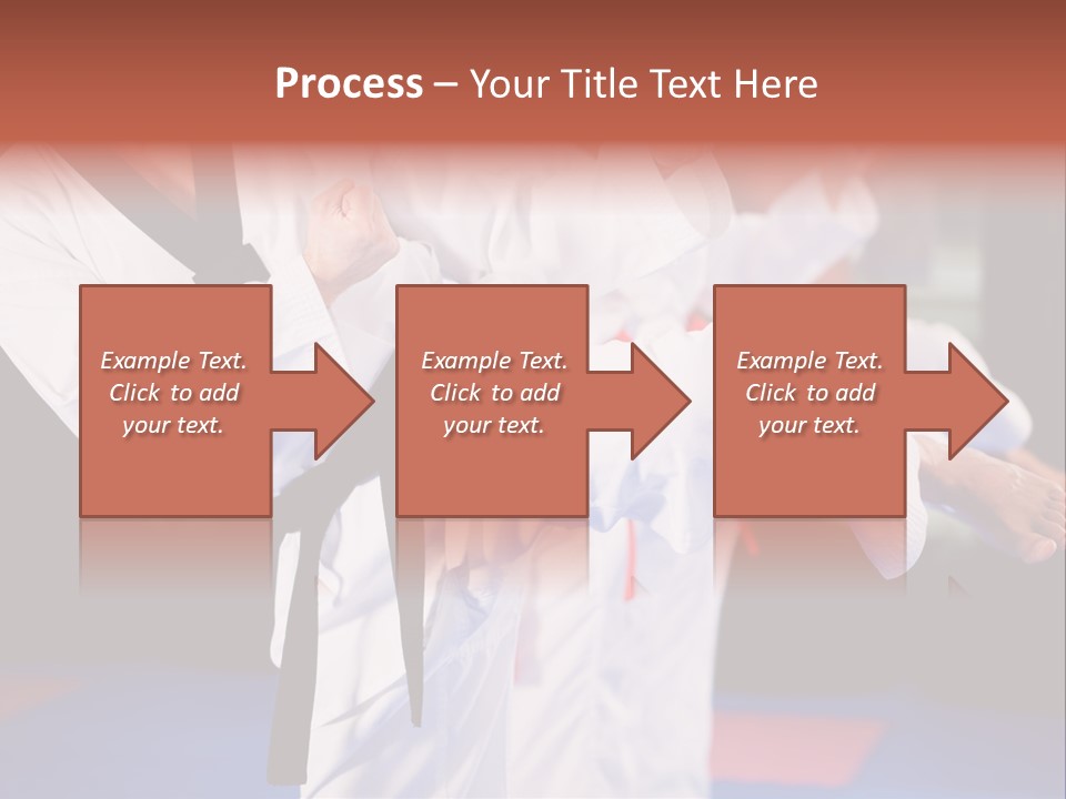 Arts Taekwondo Personal Trainer PowerPoint Template