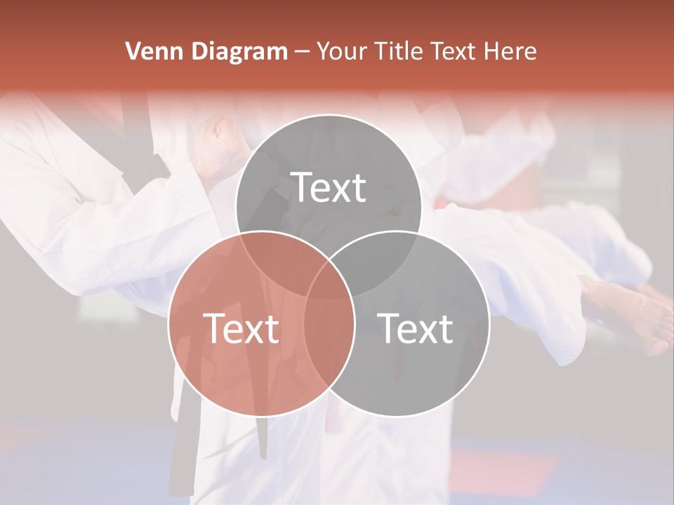 Arts Taekwondo Personal Trainer PowerPoint Template