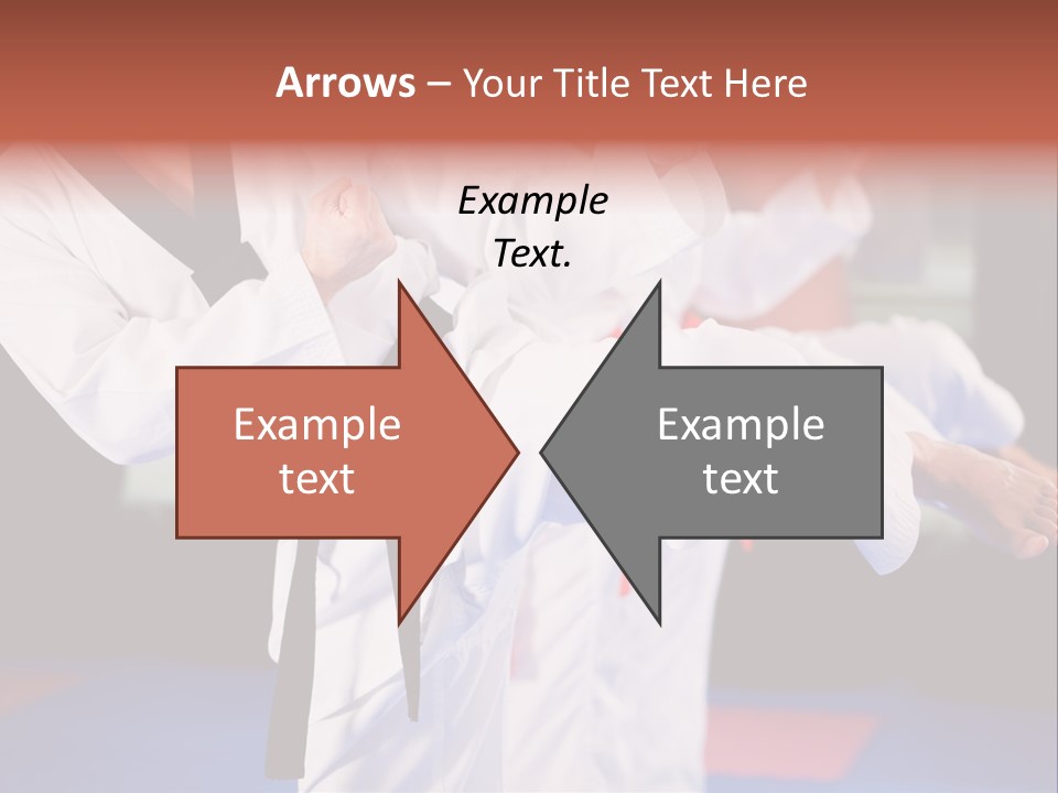 Arts Taekwondo Personal Trainer PowerPoint Template