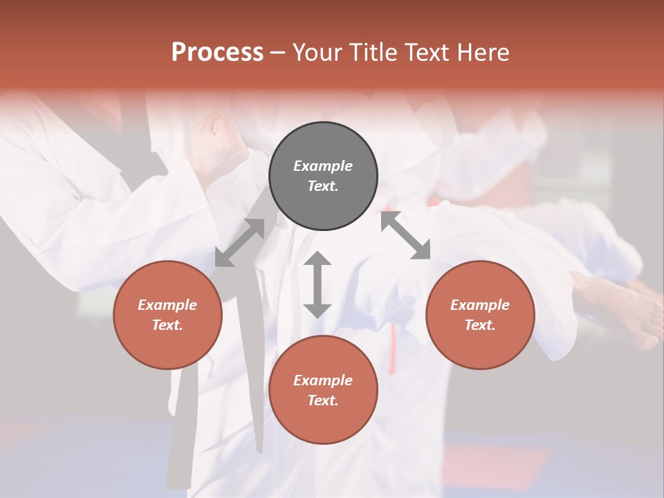 Arts Taekwondo Personal Trainer PowerPoint Template