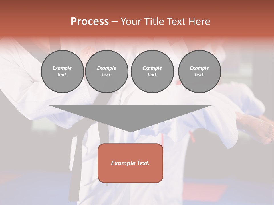 Arts Taekwondo Personal Trainer PowerPoint Template