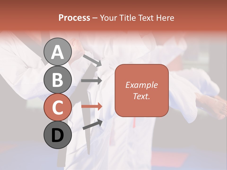 Arts Taekwondo Personal Trainer PowerPoint Template