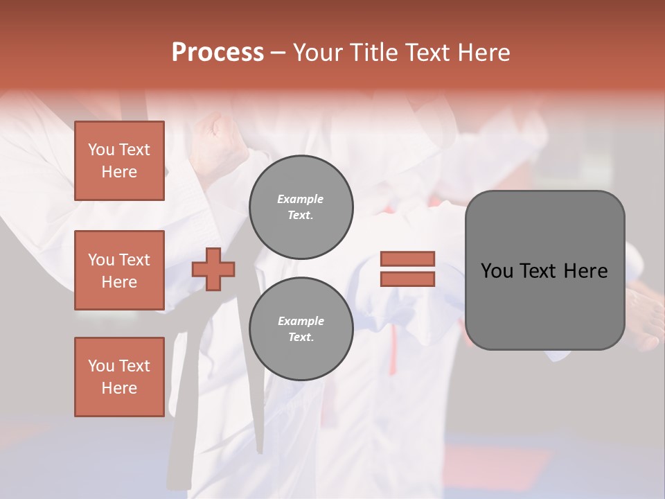 Arts Taekwondo Personal Trainer PowerPoint Template