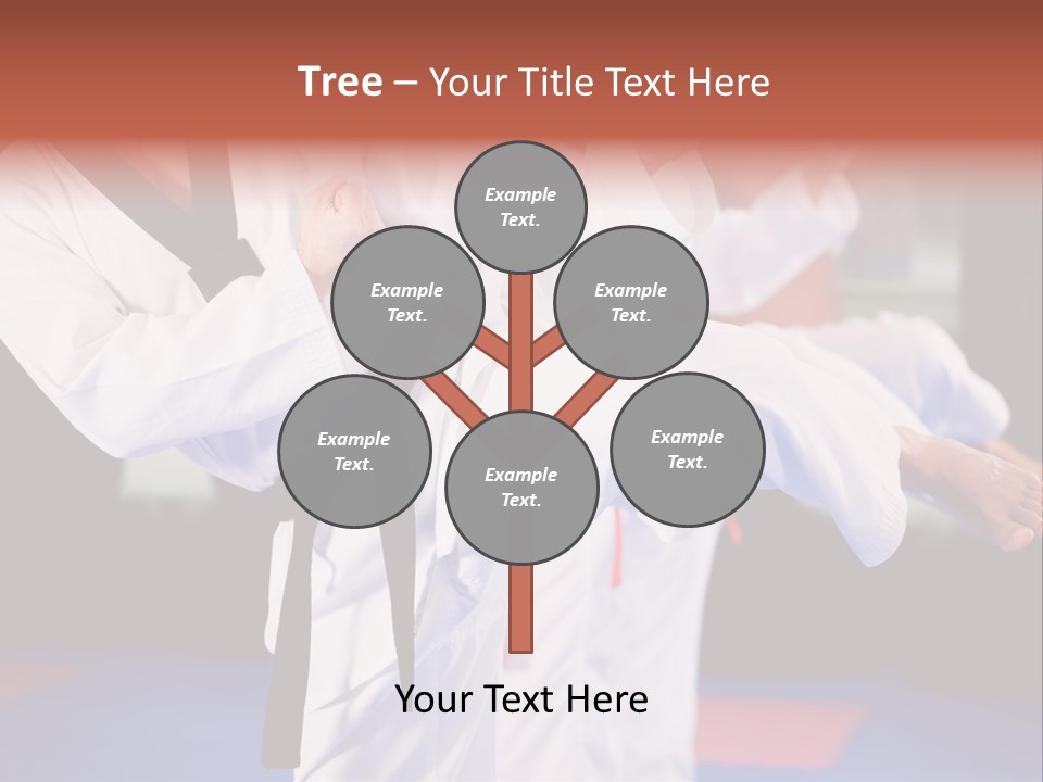 Arts Taekwondo Personal Trainer PowerPoint Template